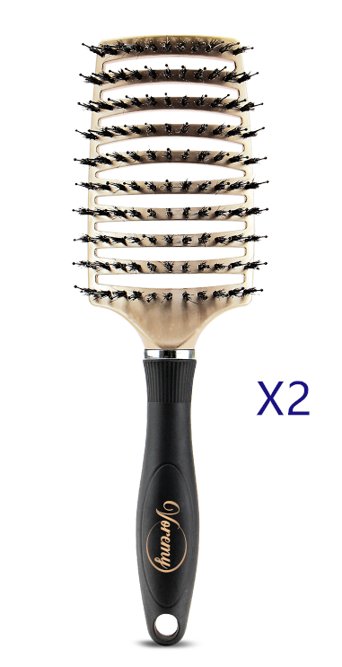 Hairbrush Anti Klit Brushy Haarborstel Women Detangler Hair Brush Bristle Nylon Scalp Massage Teaser Hair Brush Comb